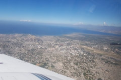 Over the Caribbean