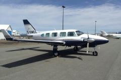PA-31 Navajo C-GMEC equipped with 21" x 21" camera hole